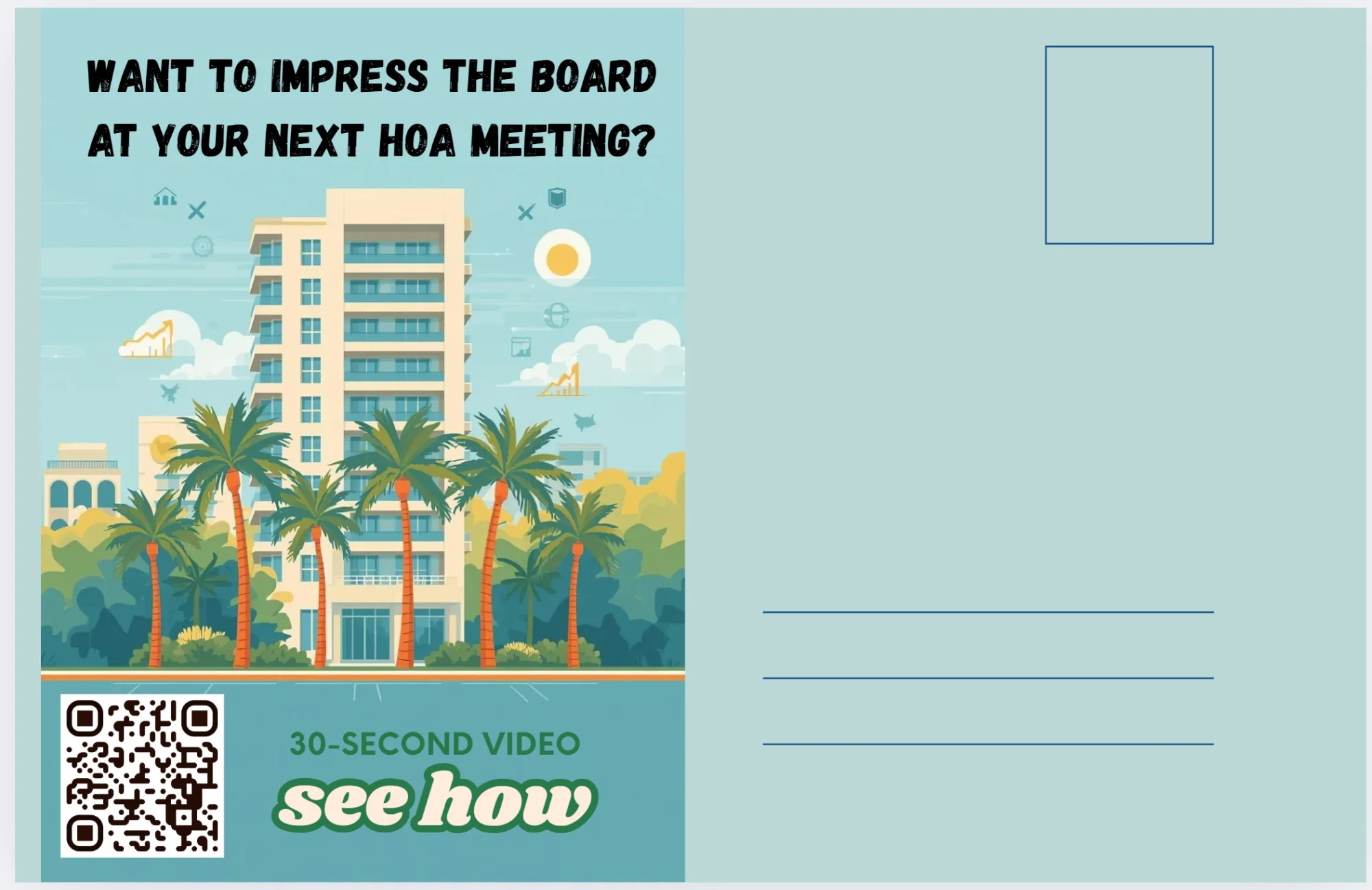 MyPark postcard back